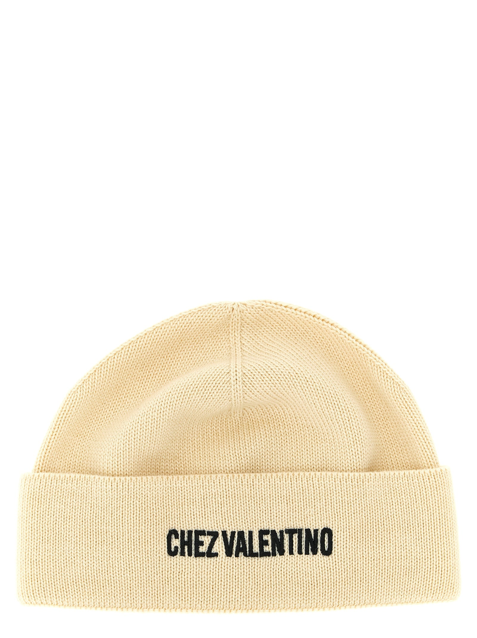 Valentino Garavani Βαμβακερό Beanie σε Μπεζ