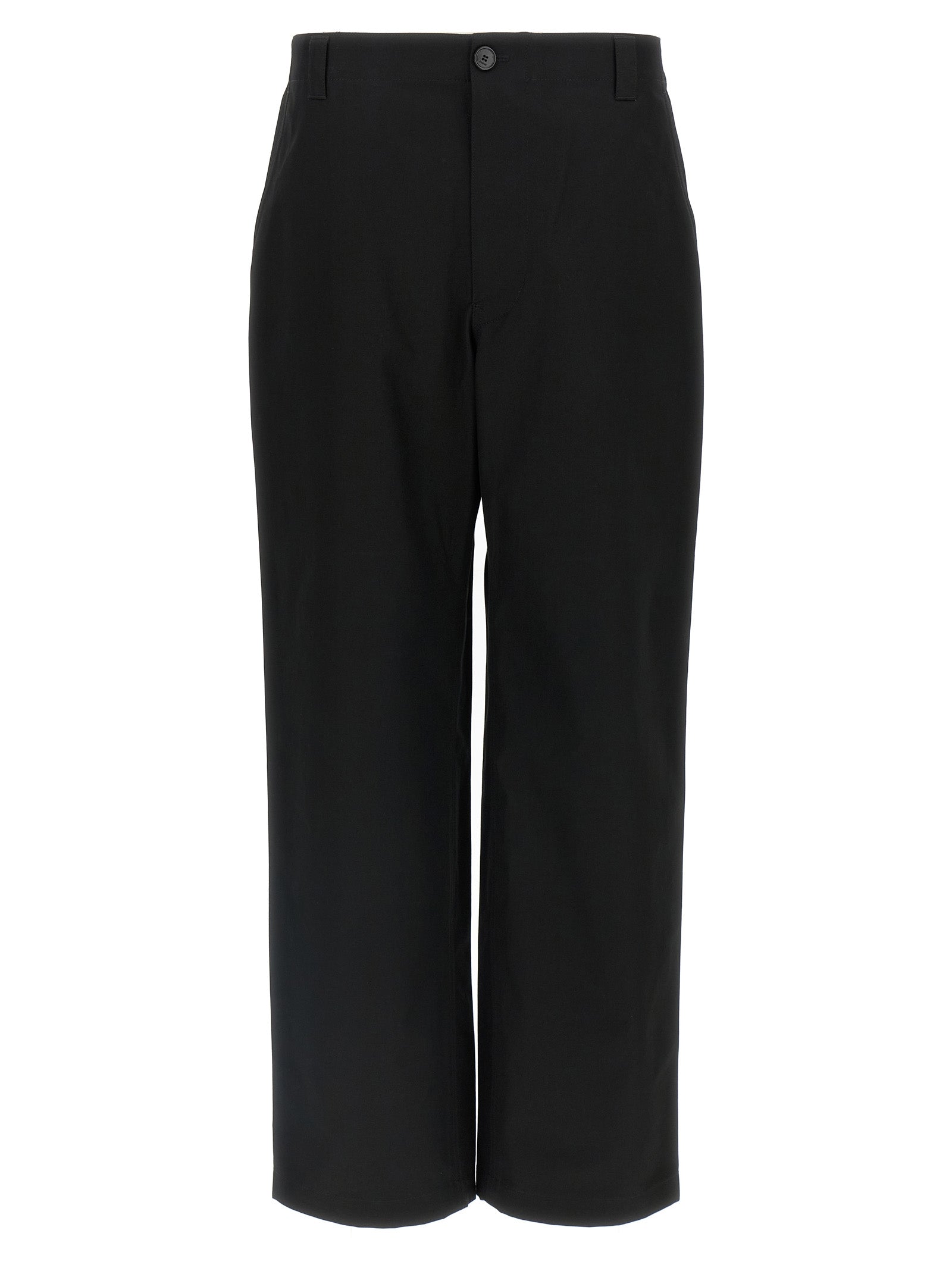 Black Cotton Casual Pants mens luxury fashion - Mens Edit