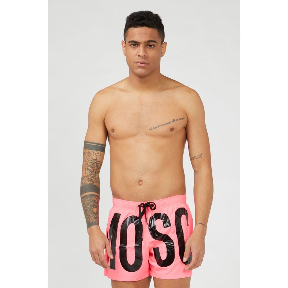 Fuchsia Polyester Swim Shorts mens luxury fashion - Mens Edit