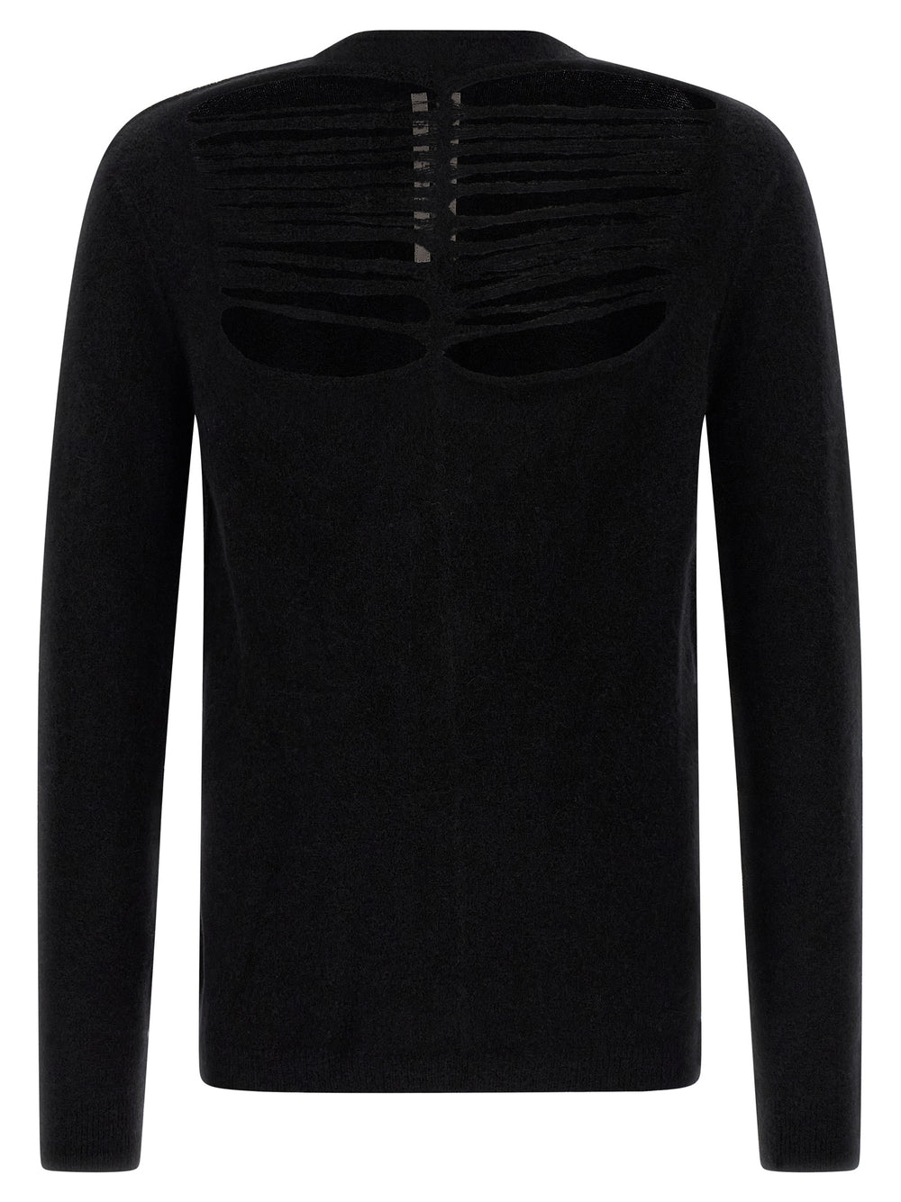 Black Wool Cardigan