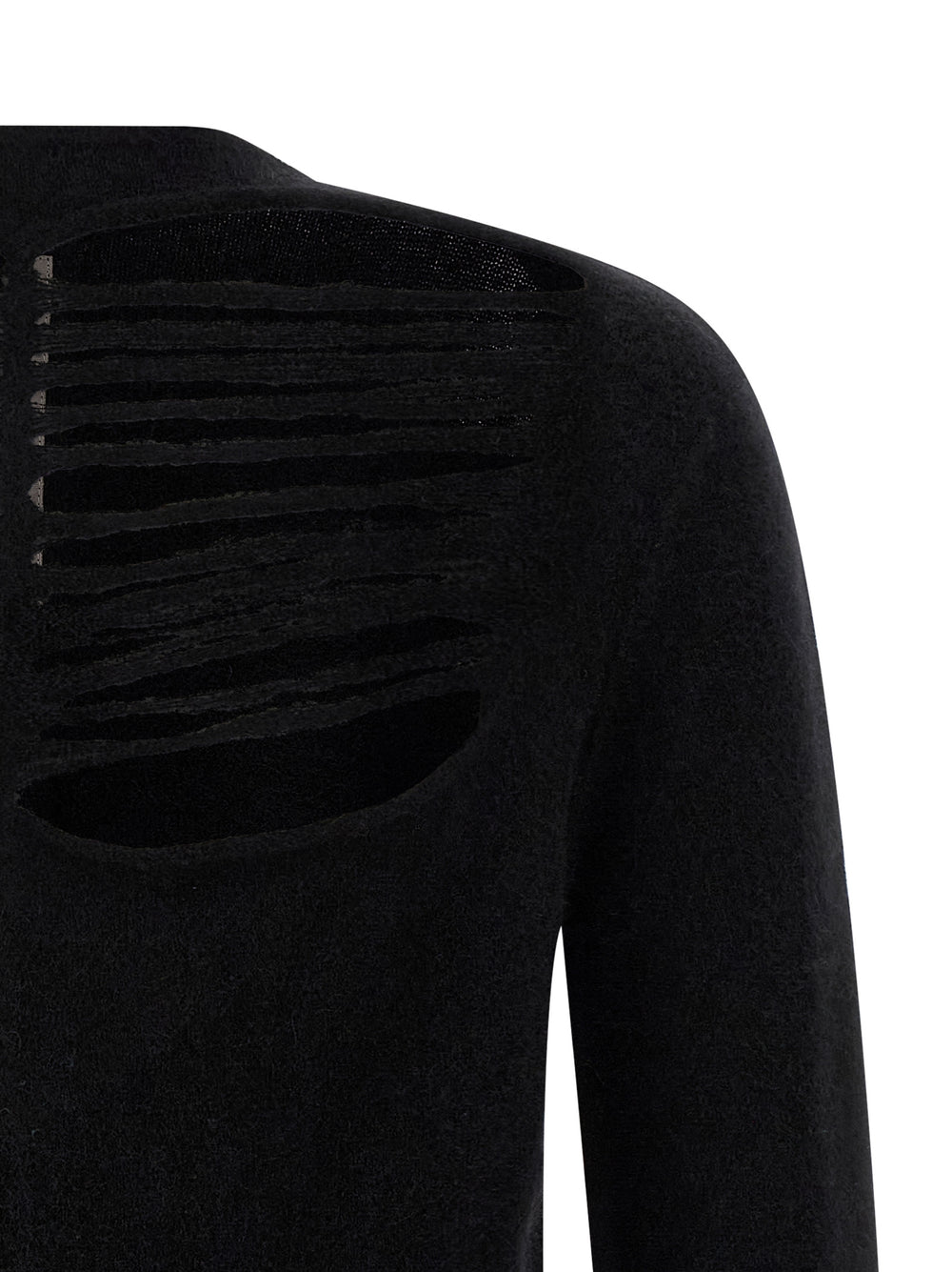 Black Wool Cardigan