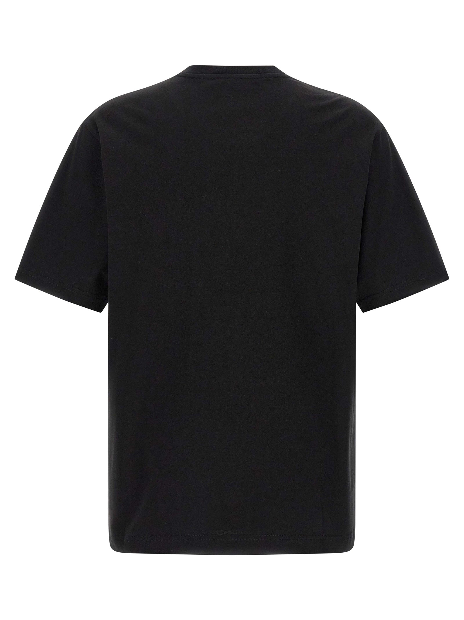 Dolce & Gabbana T-Shirt από 100% βαμβάκι σε Λευκό/Μαύρο