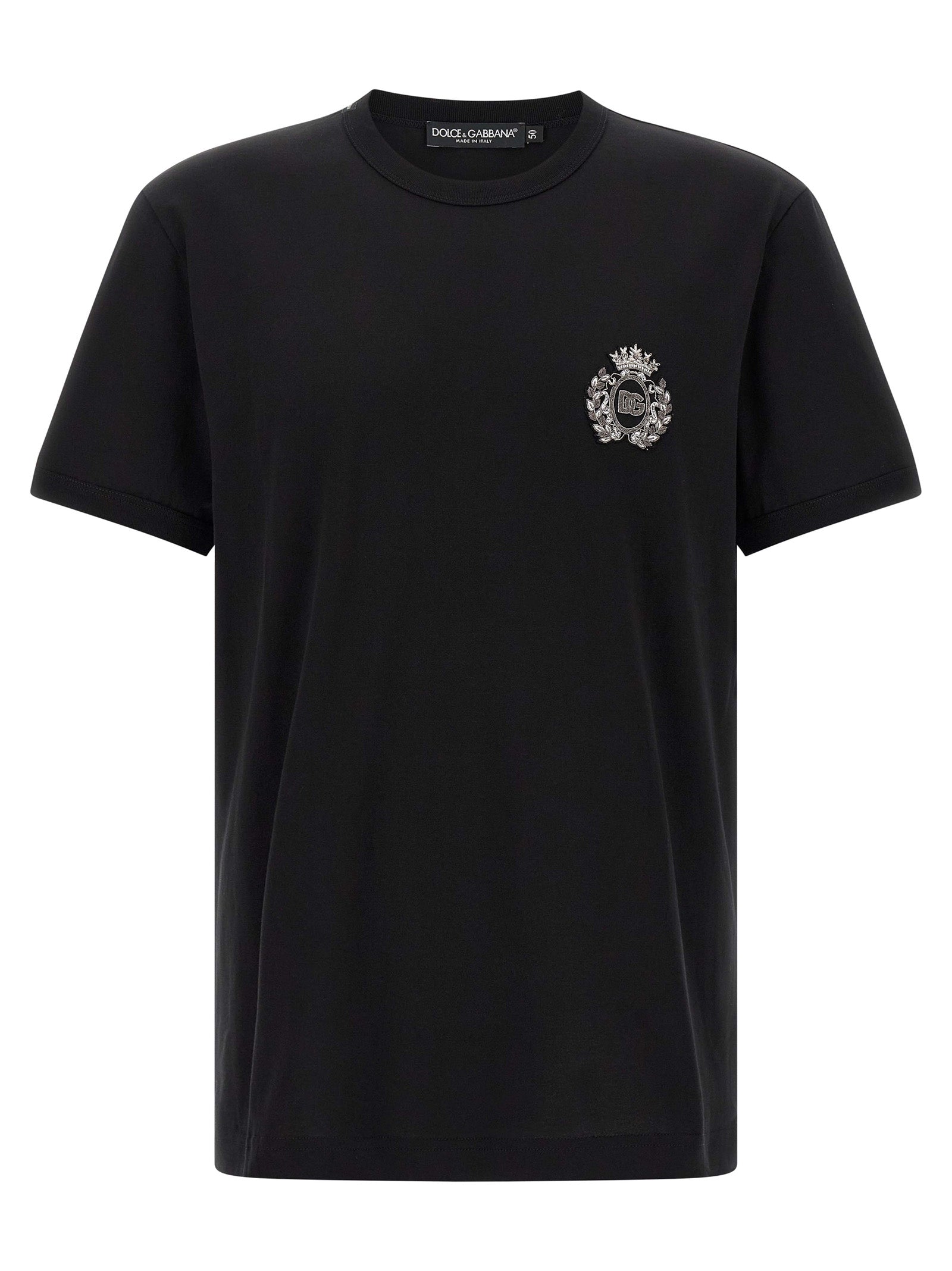 Black Cotton T-Shirt mens luxury fashion - Mens Edit