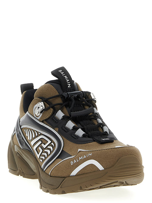 Balmain Sneakers από Πολυουρεθάνη σε Πράσινο