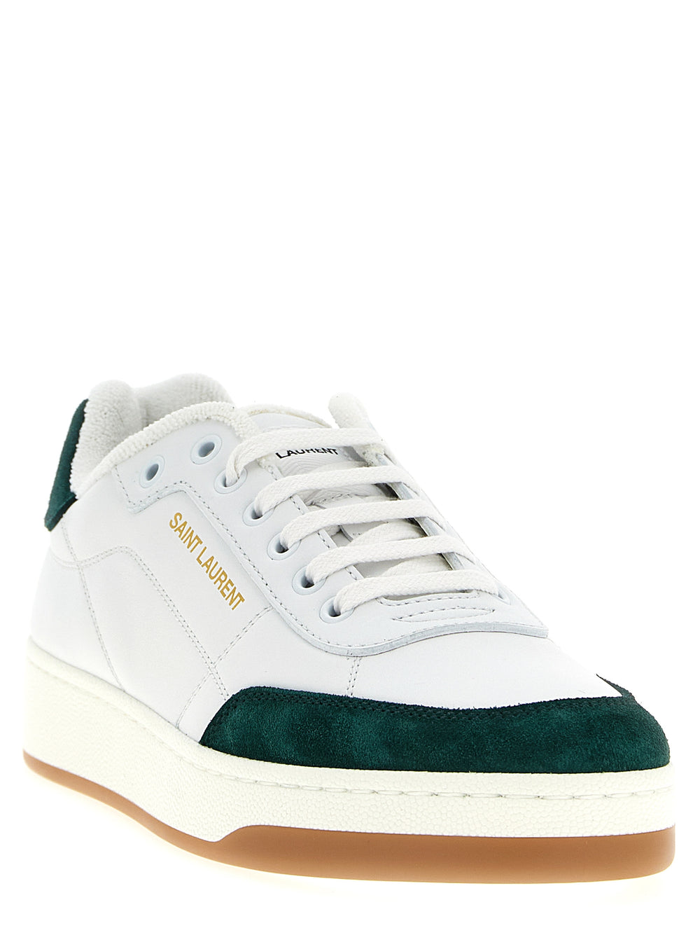 Bicolor Calfskin Low Top Sneakers