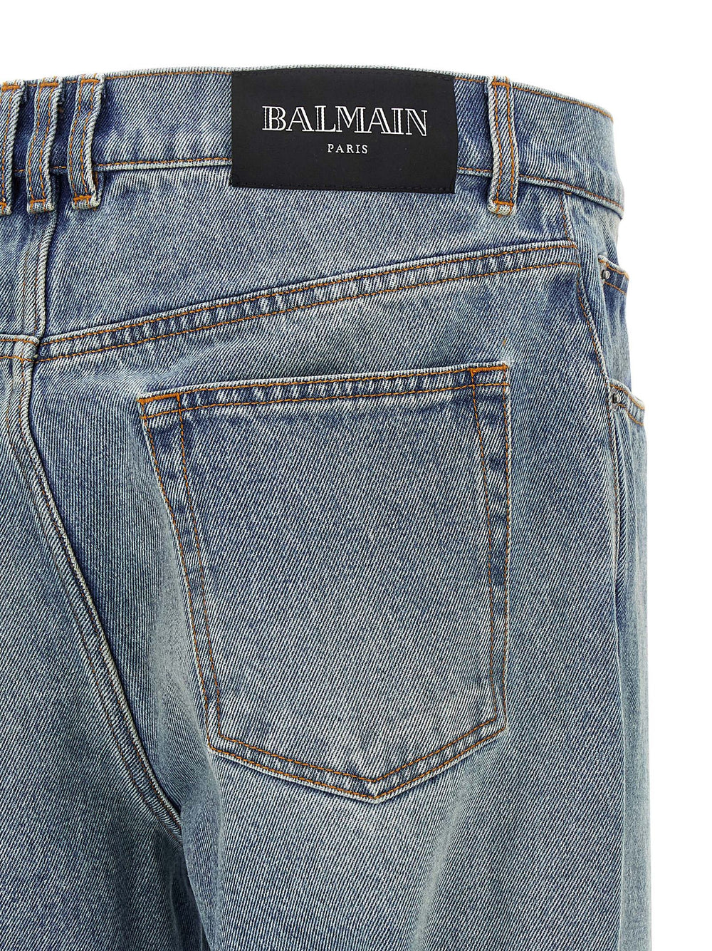 Blue Cotton Jeans Denim