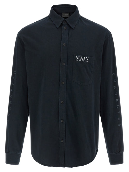 Black Cotton Blouse mens luxury fashion - Mens Edit