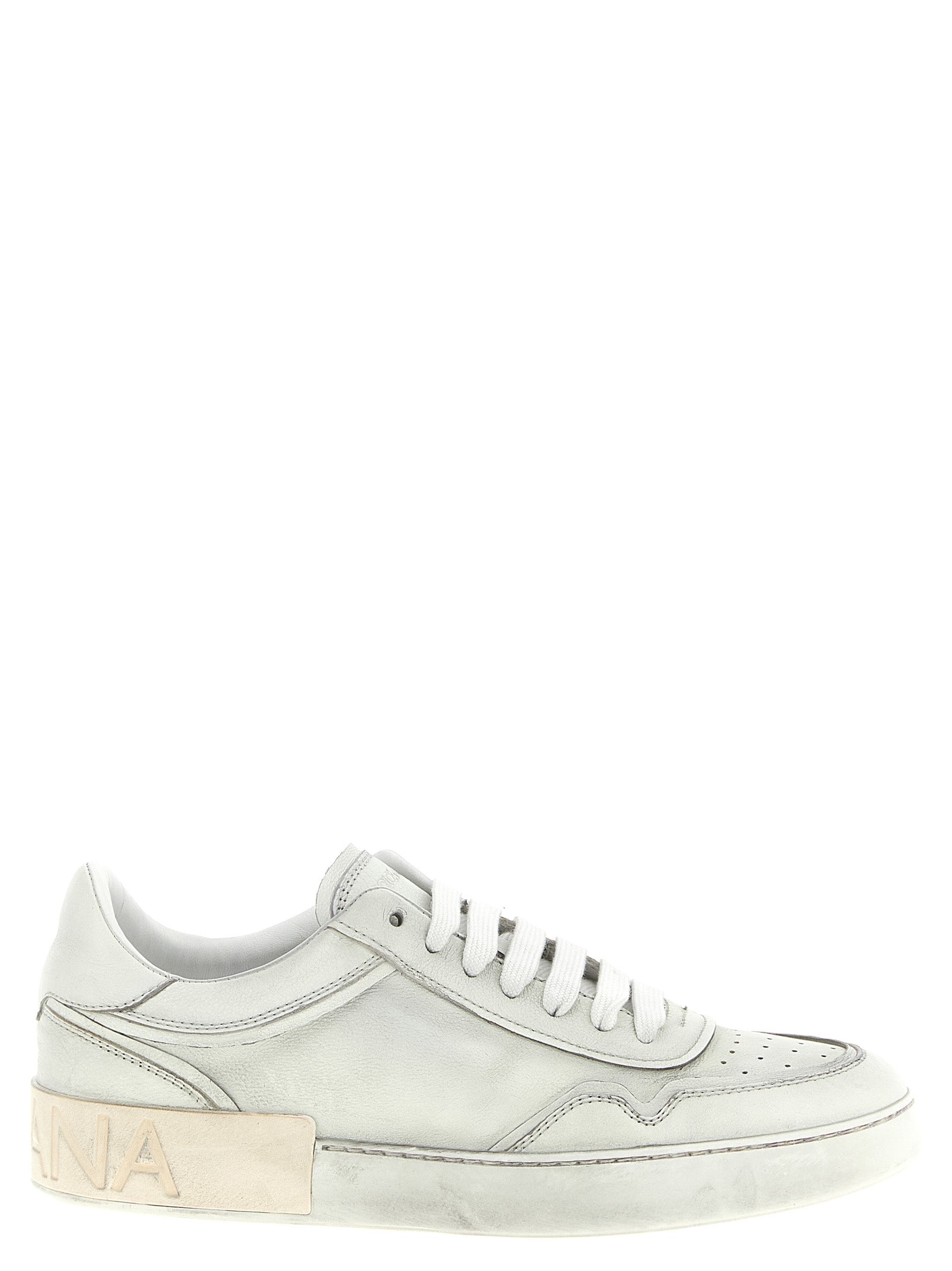White Lamb Leather Low Top Sneakers mens luxury fashion - Mens Edit