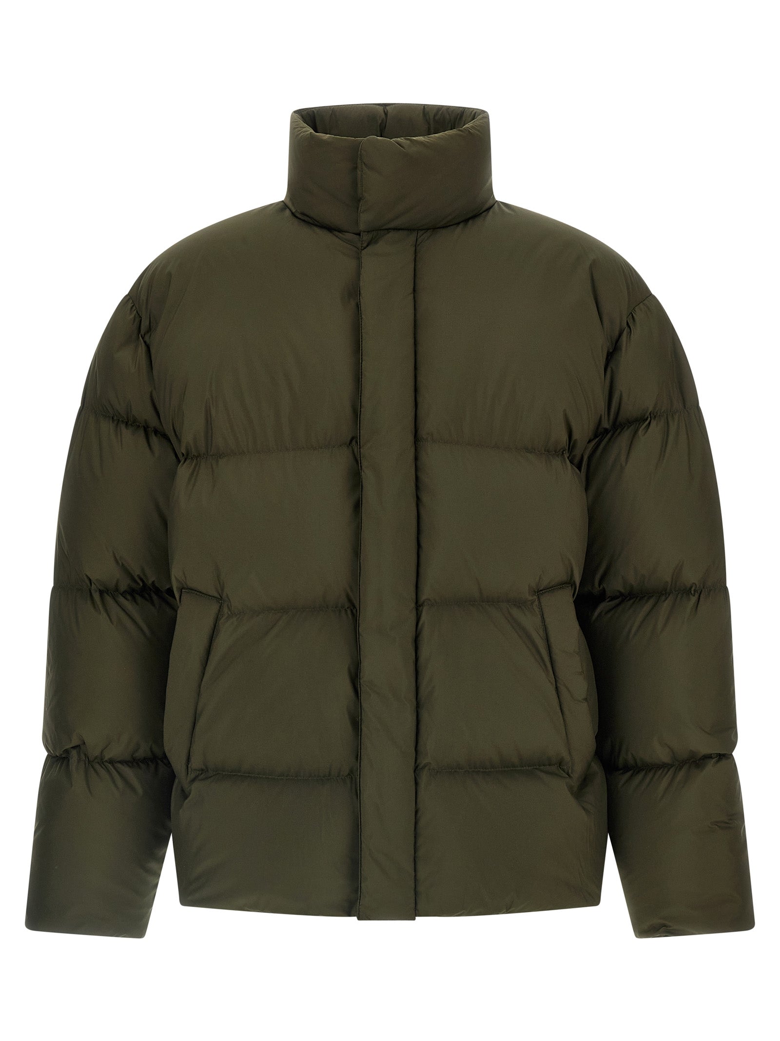 Bicolor Polyester Full-Length Jacket mens luxury fashion - Mens Edit