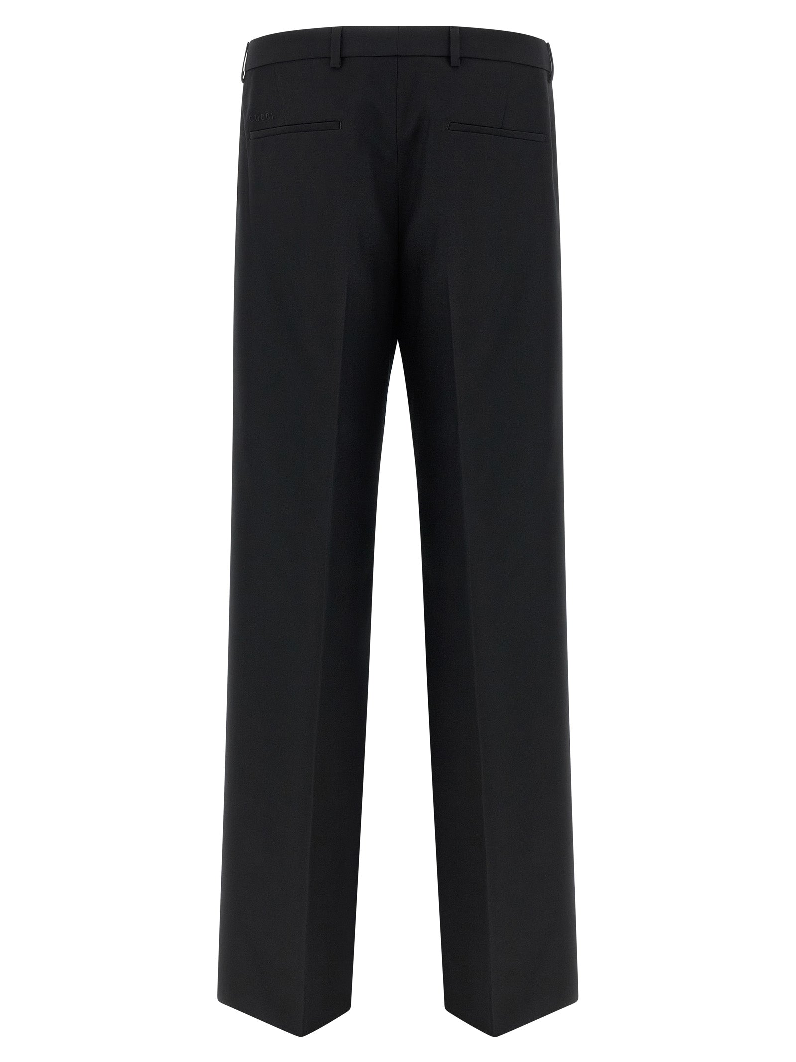 Black Polyester Dress Pants