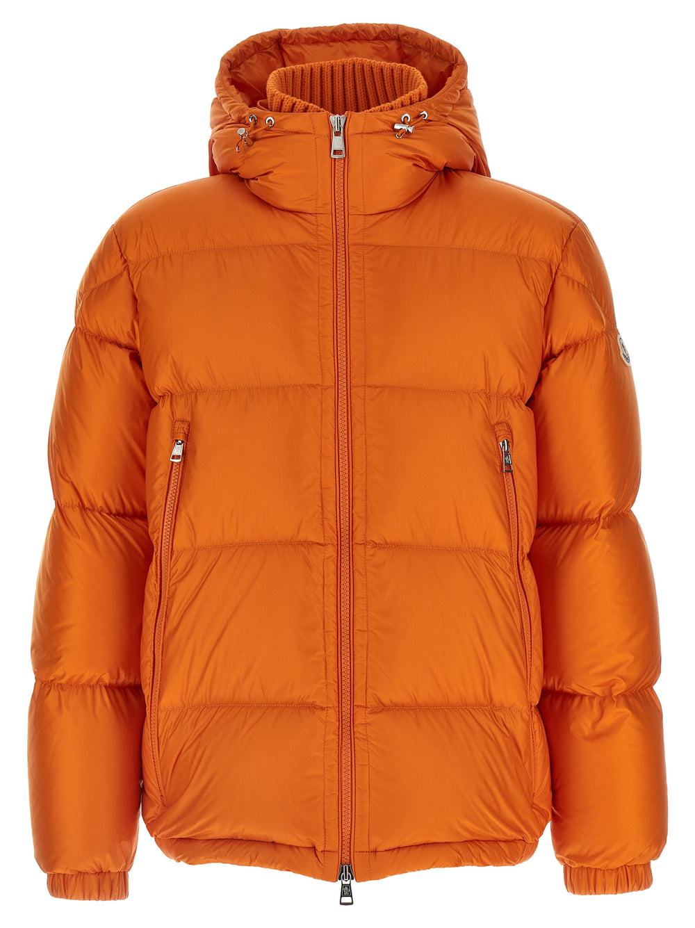 Orange Polyamide Full-Length Jacket mens luxury fashion - Mens Edit