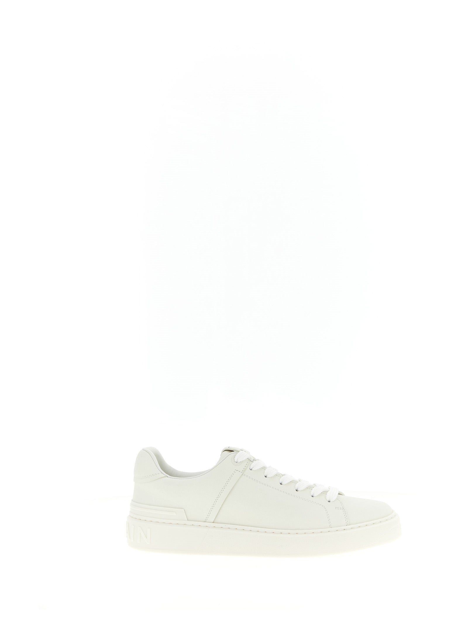 Balmain Sneakers από δέρμα μοσχαριού σε Λευκό
