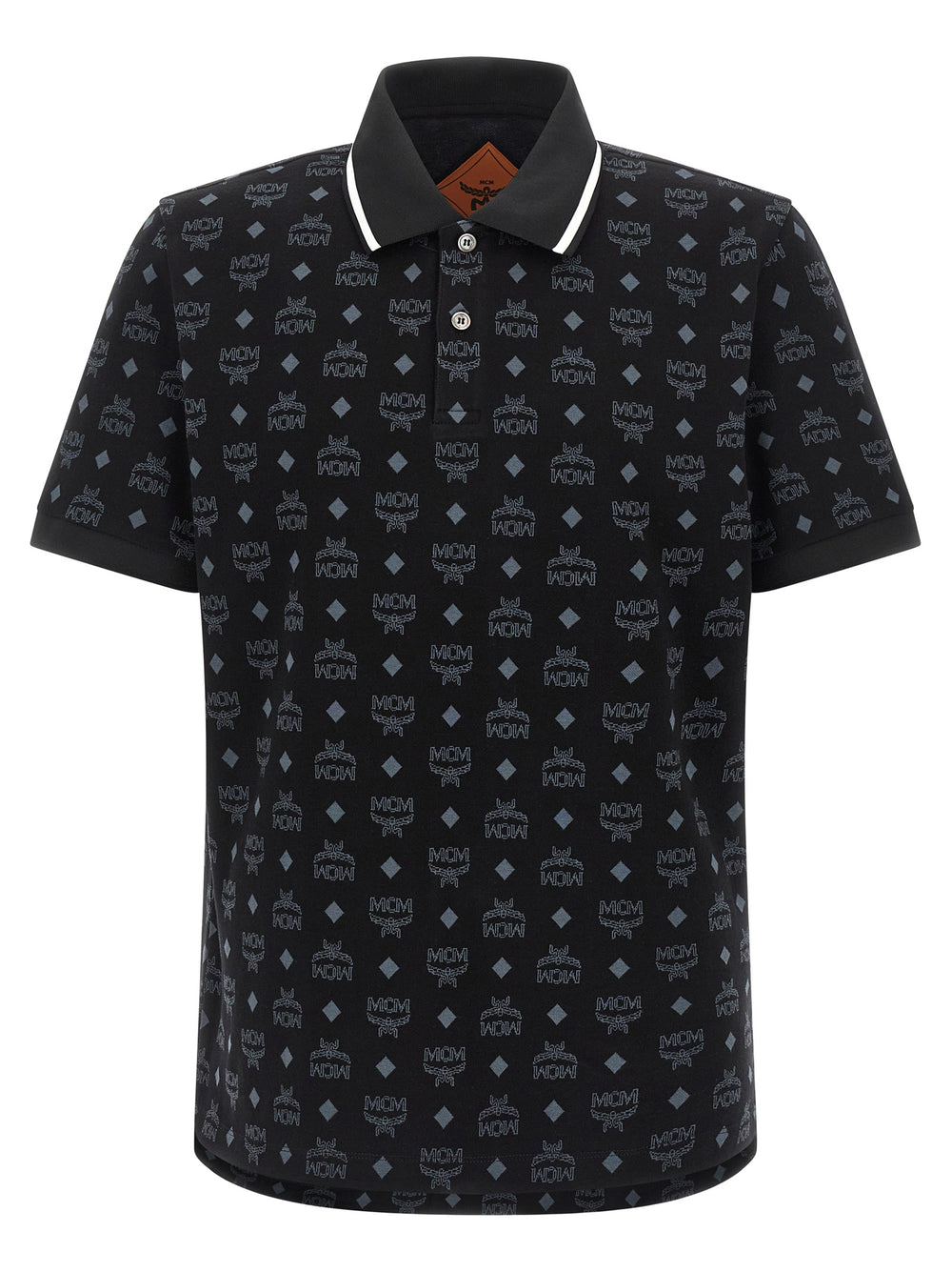 Black Cotton Polo Shirt