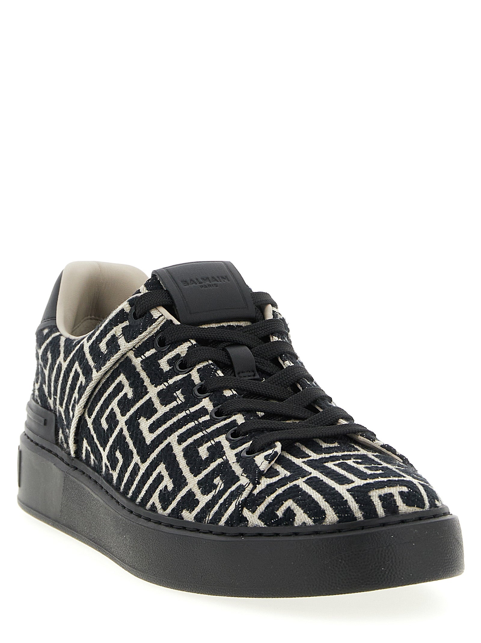 Balmain B-Court Βαμβακερά Sneakers σε Μαύρο