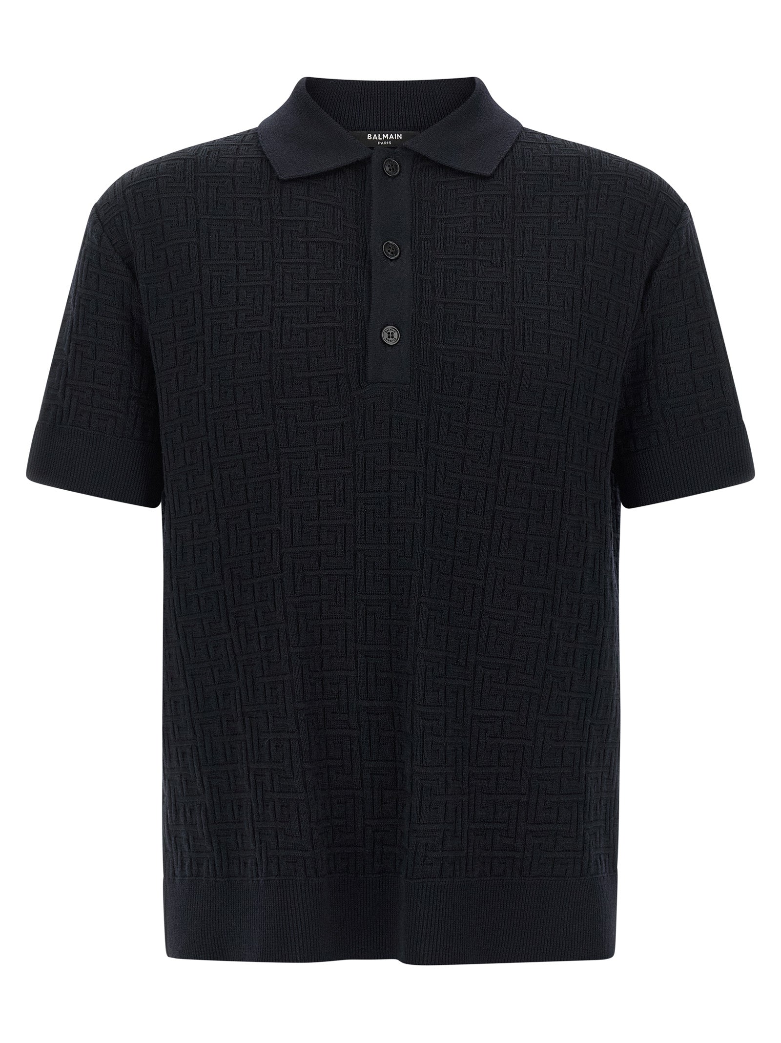 Balmain Polo από μαλλί σε Μπλε