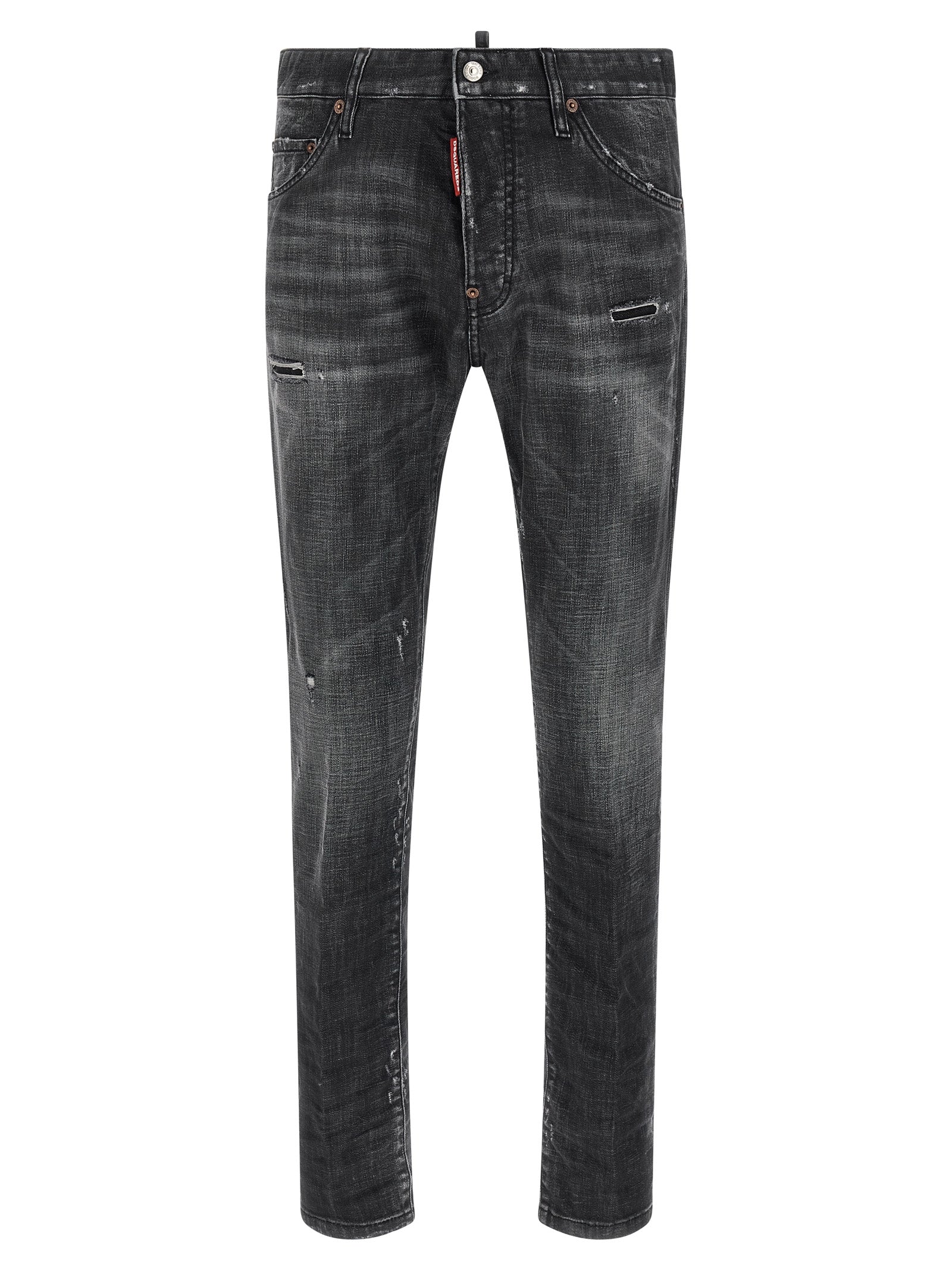 Dsquared² Βαμβακερά Jeans σε Μαύρο