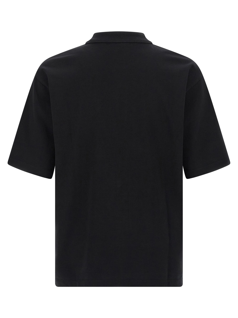 Black Cotton Polo Shirt