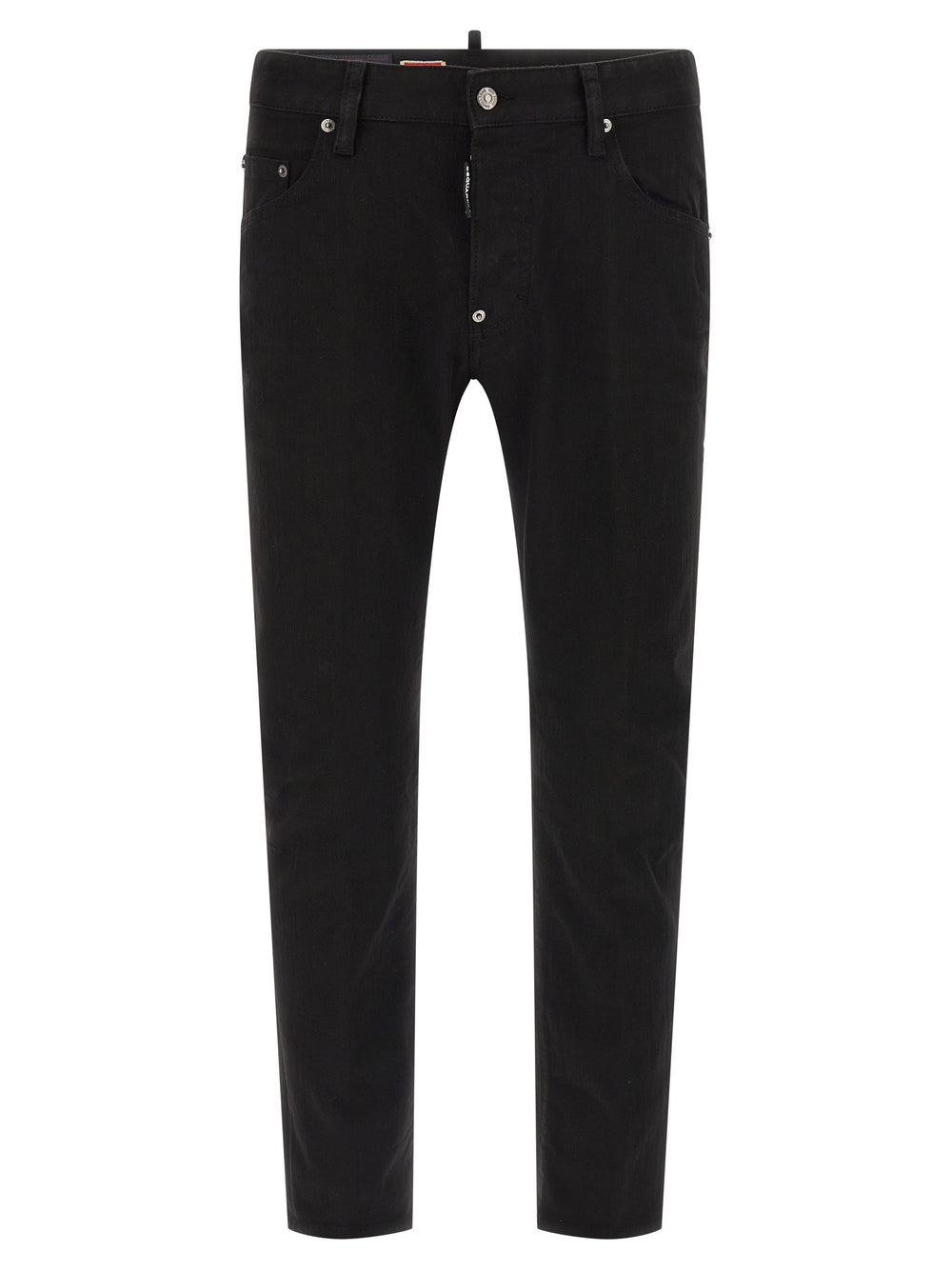Black Cotton Straight-Leg Jeans mens luxury fashion - Mens Edit