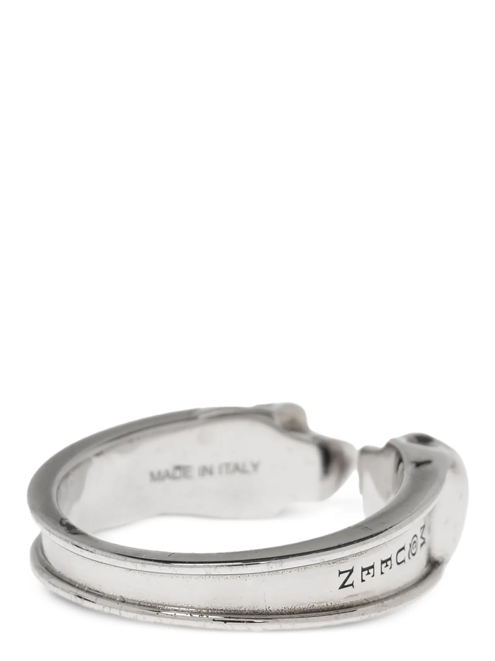 Alexander McQueen Δαχτυλίδι Thin Twin Skull από 100% Ατσάλι σε Ασημί