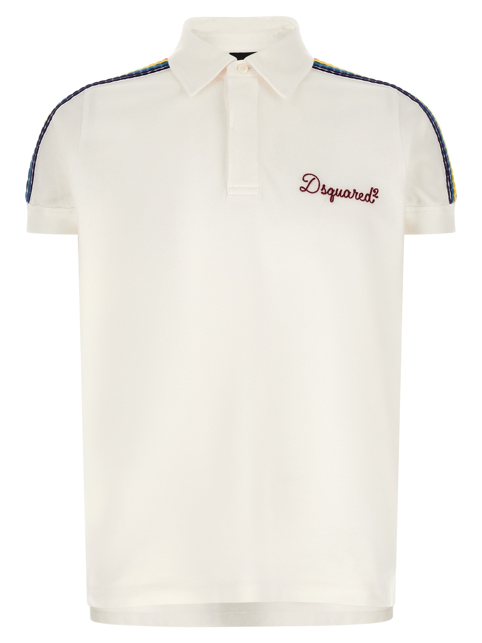 Dsquared² Polo από 100% βαμβάκι σε Λευκό