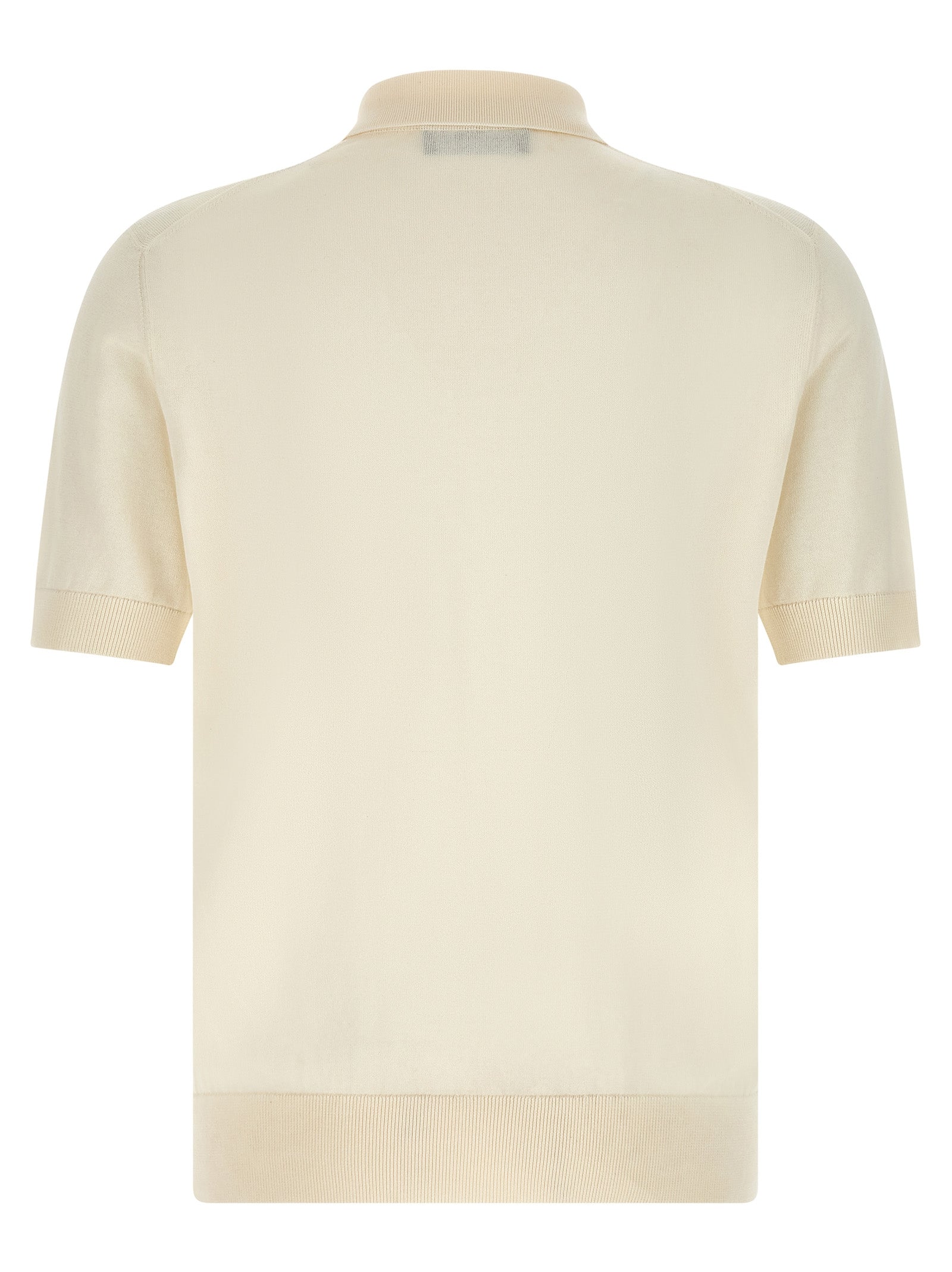 Dolce & Gabbana Βαμβακερό Polo από 100% βαμβάκι σε Λευκό