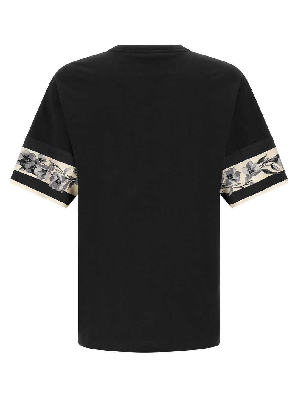Black Cotton Long Sleeve T-Shirt