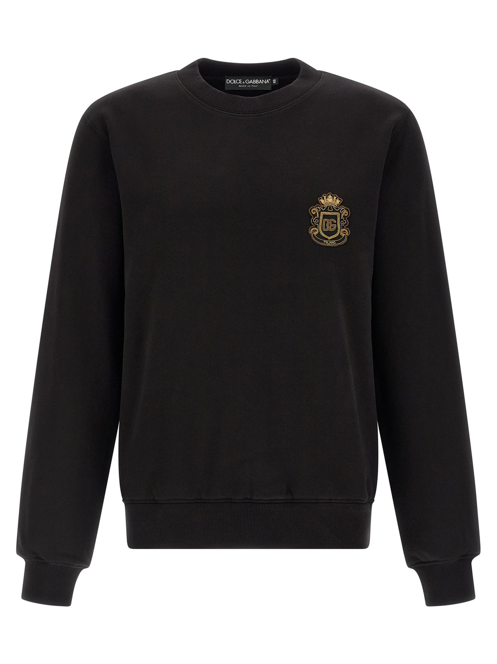 Black Cotton Sweatshirt mens luxury fashion - Mens Edit