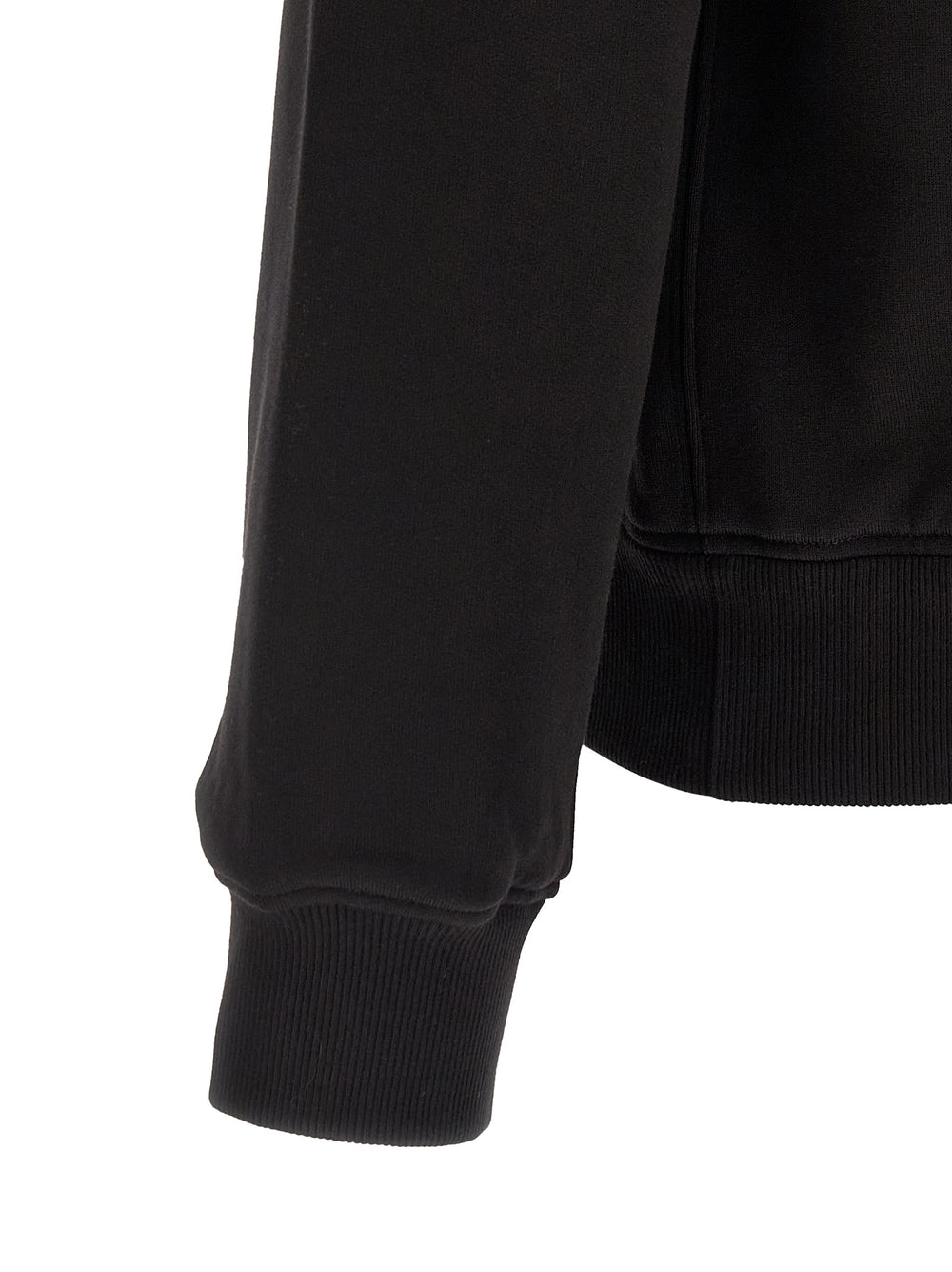 Black Cotton Sweatshirt