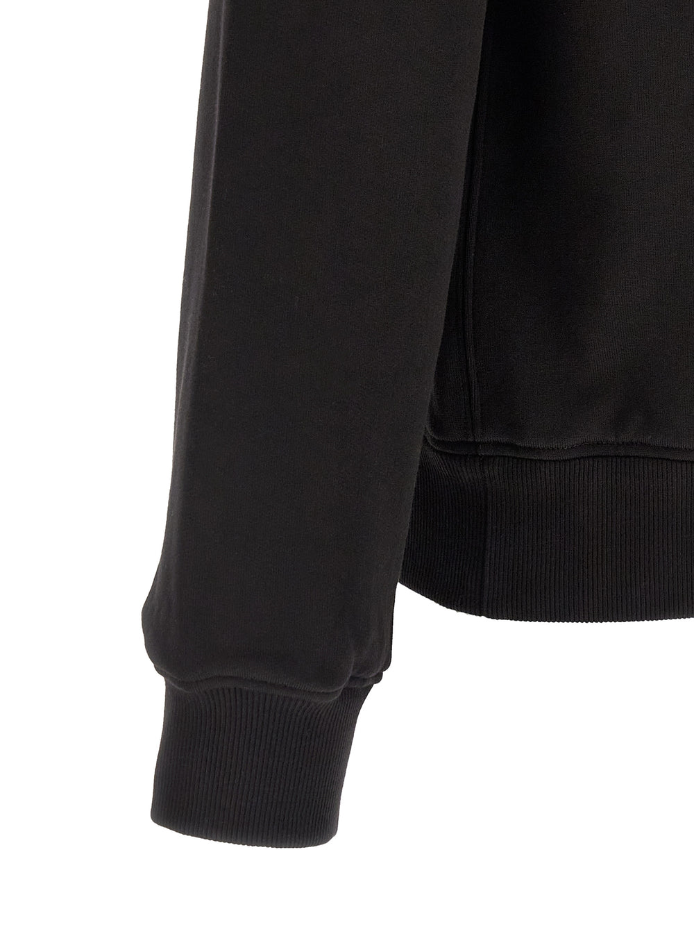 Black Cotton Sweatshirt
