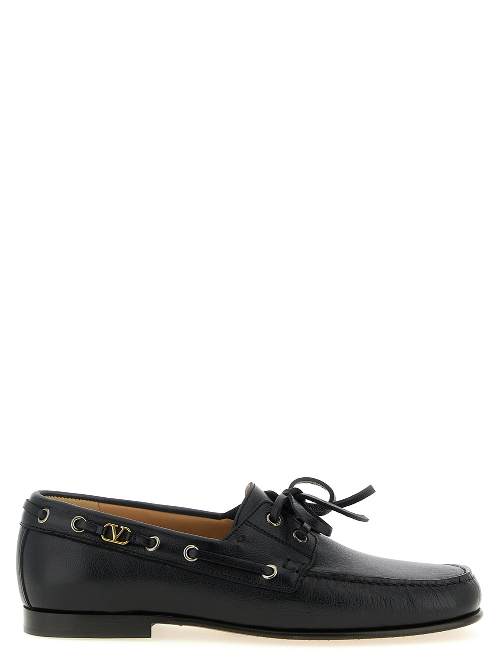 Black Buffalo Leather Slip-On Loafers mens luxury fashion - Mens Edit