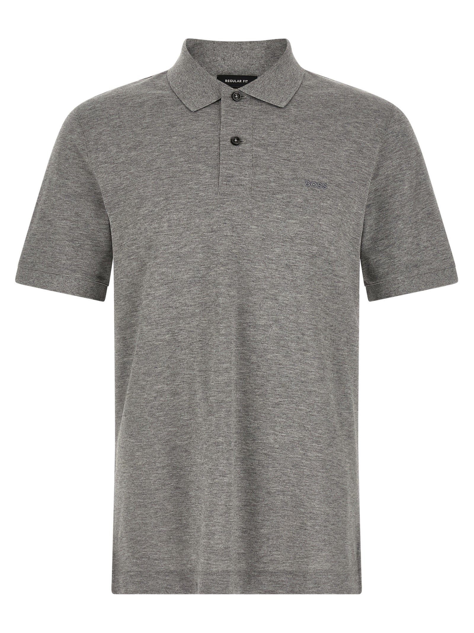 Hugo Boss Βαμβακερό Polo σε Γκρι
