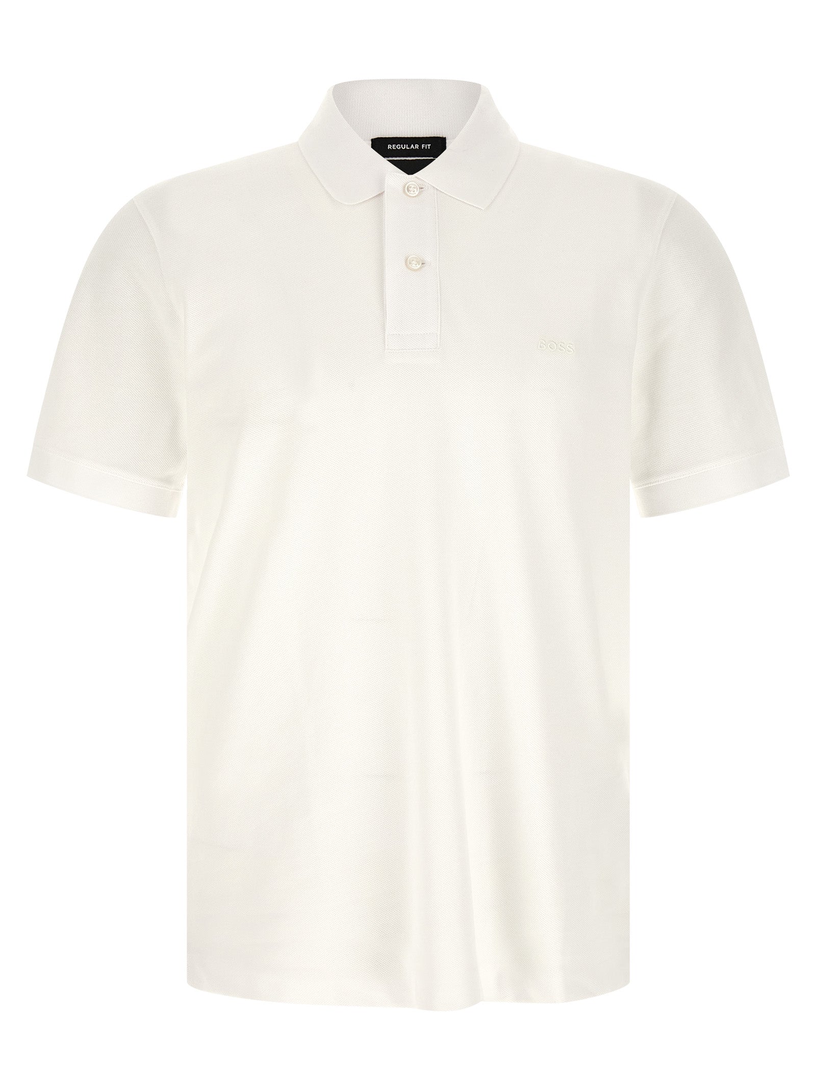 Hugo Boss Βαμβακερό Polo σε Λευκό