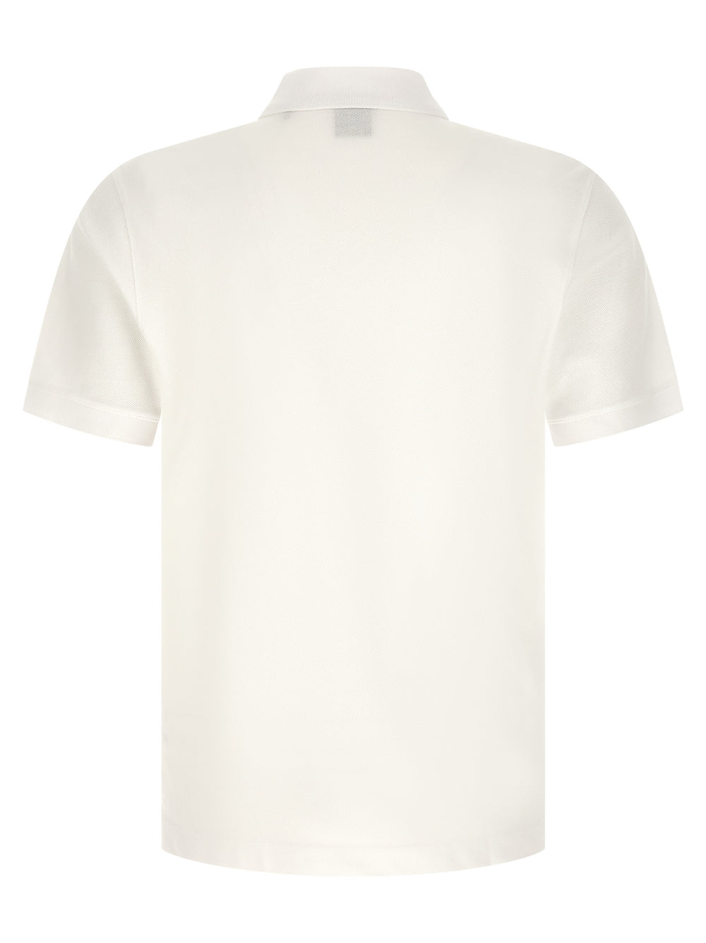 White Cotton Polo Shirt
