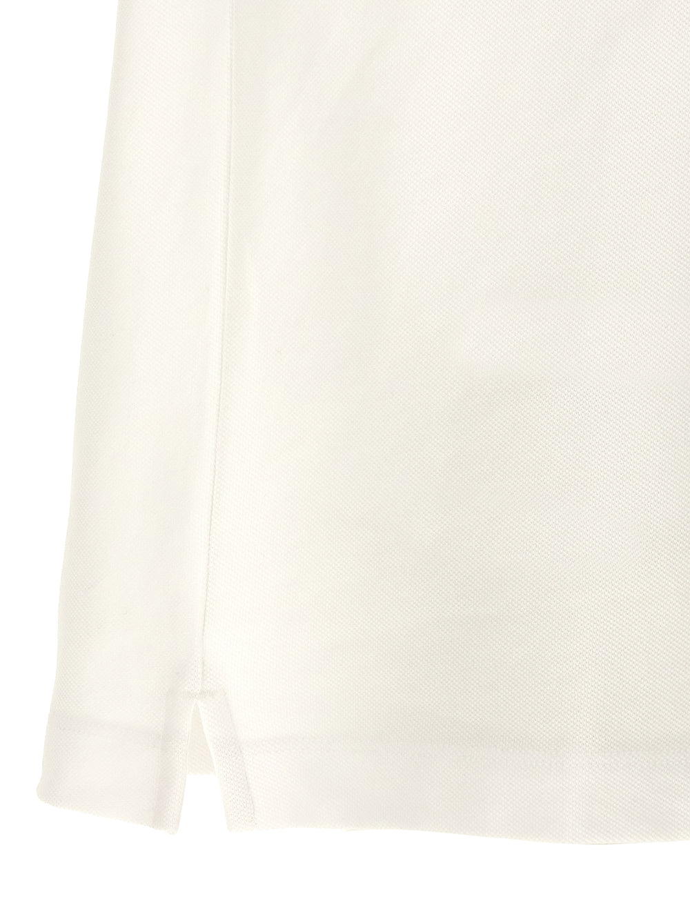 White Cotton Polo Shirt