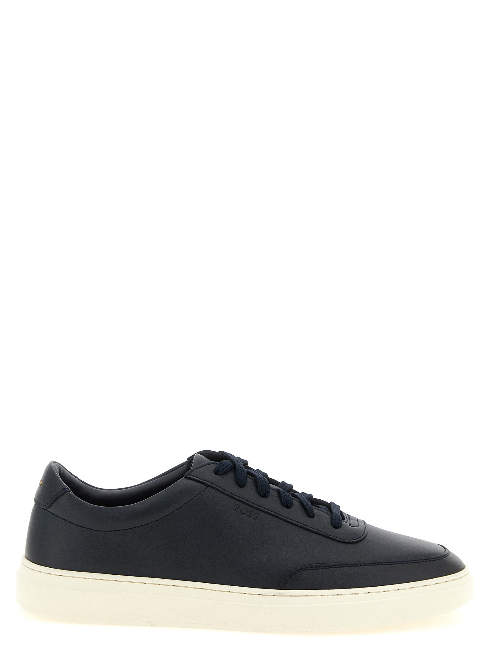 Hugo Boss Δερμάτινα Sneakers σε Μπλε
