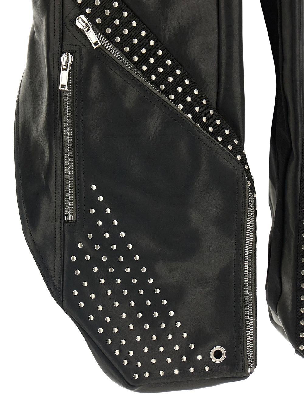 Black Bull Skin Sleeveless Jacket