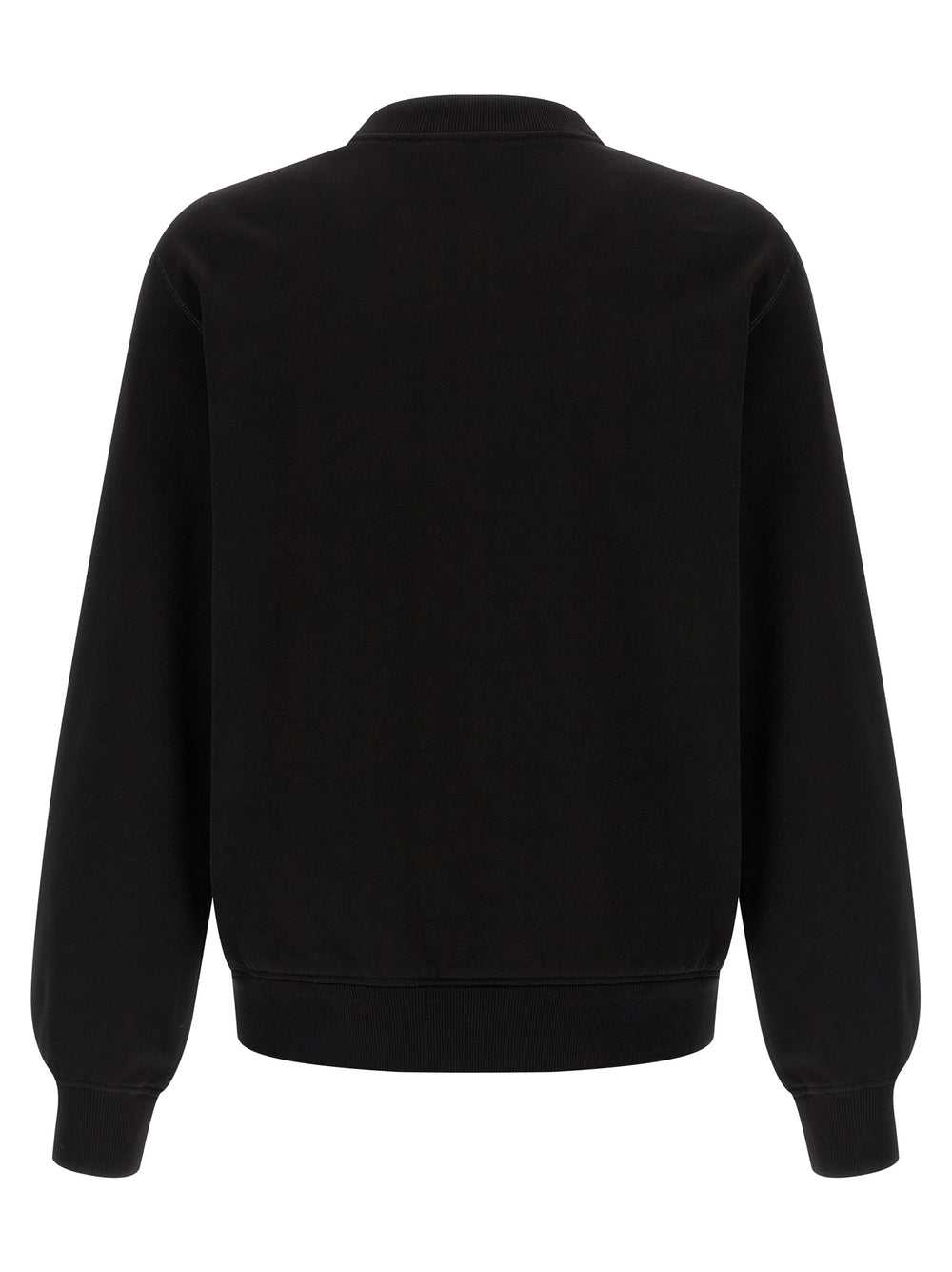 Black Cotton Sweatshirt