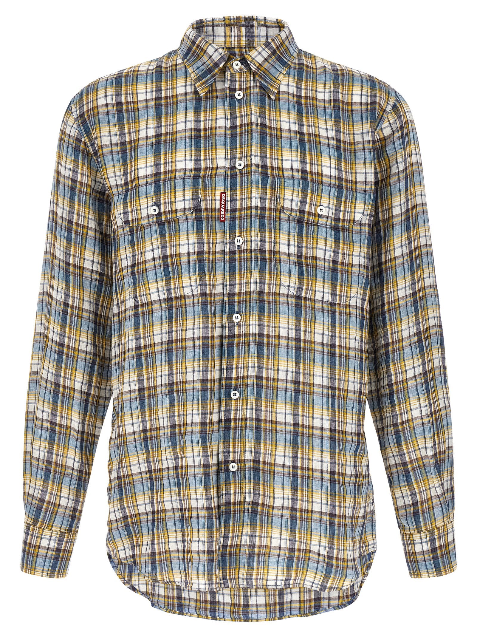 Multicolor Linen Blouse mens luxury fashion - Mens Edit