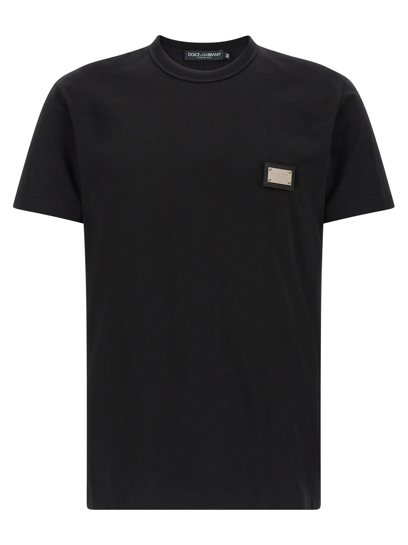 Dolce & Gabbana T-Shirt από 100% βαμβάκι σε Μαύρο