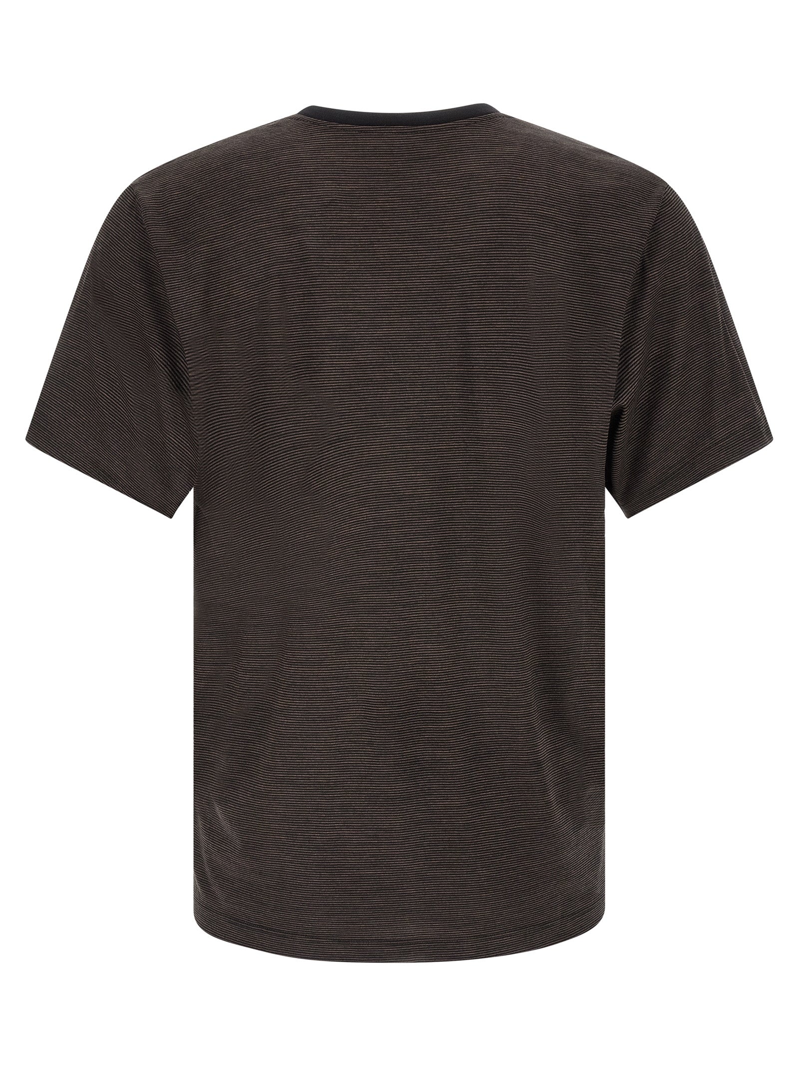 Saint Laurent Wool T-Shirt in Brown