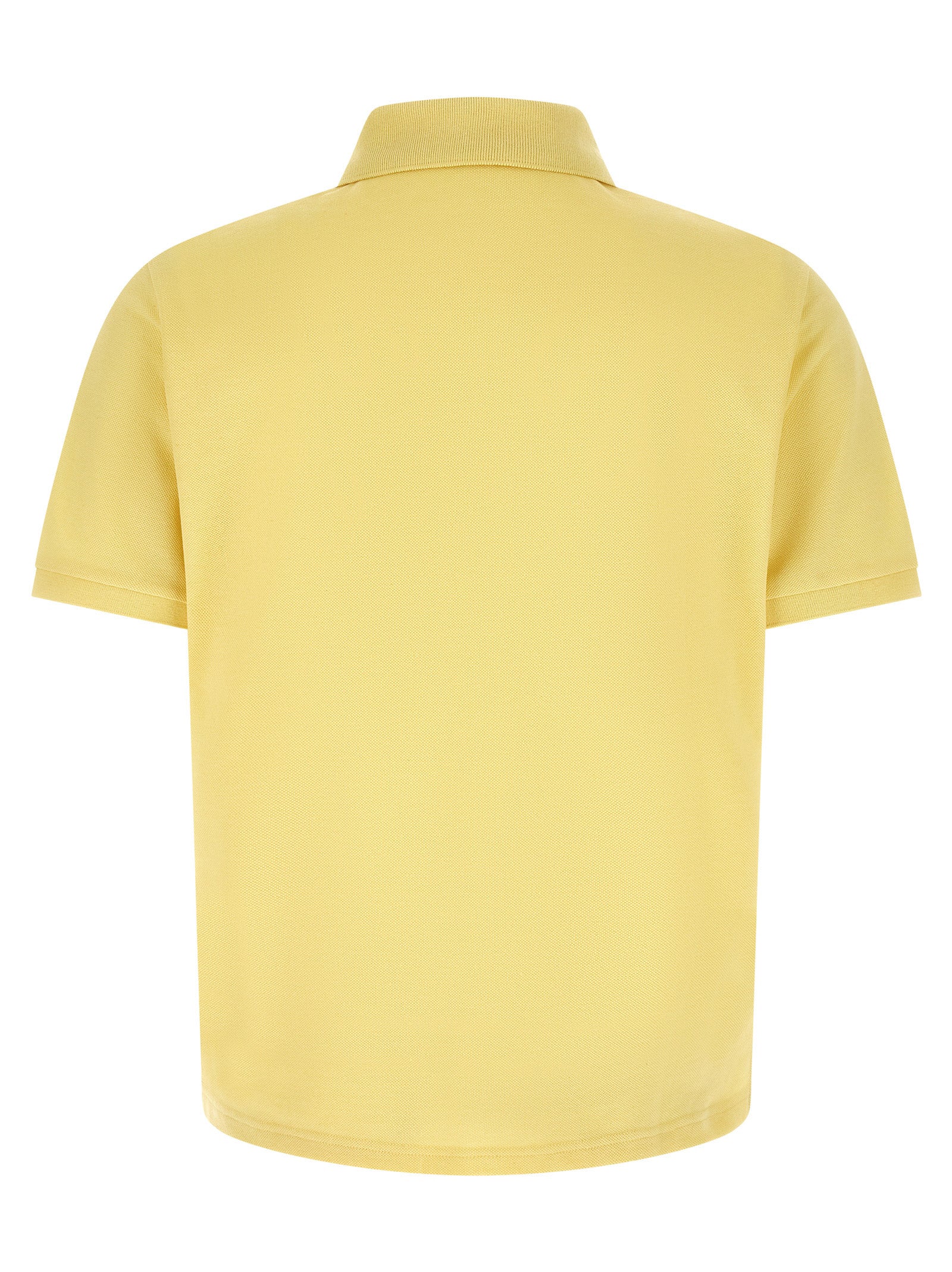 Saint Laurent Βαμβακερό Polo Δίχρωμο σε Κίτρινο