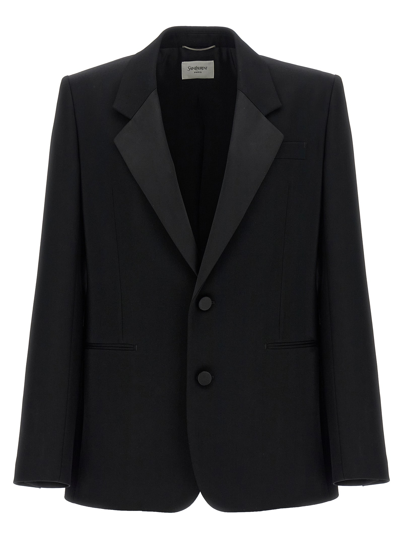 Saint Laurent Σακάκι από 100% Μαλλί σε Μαύρο