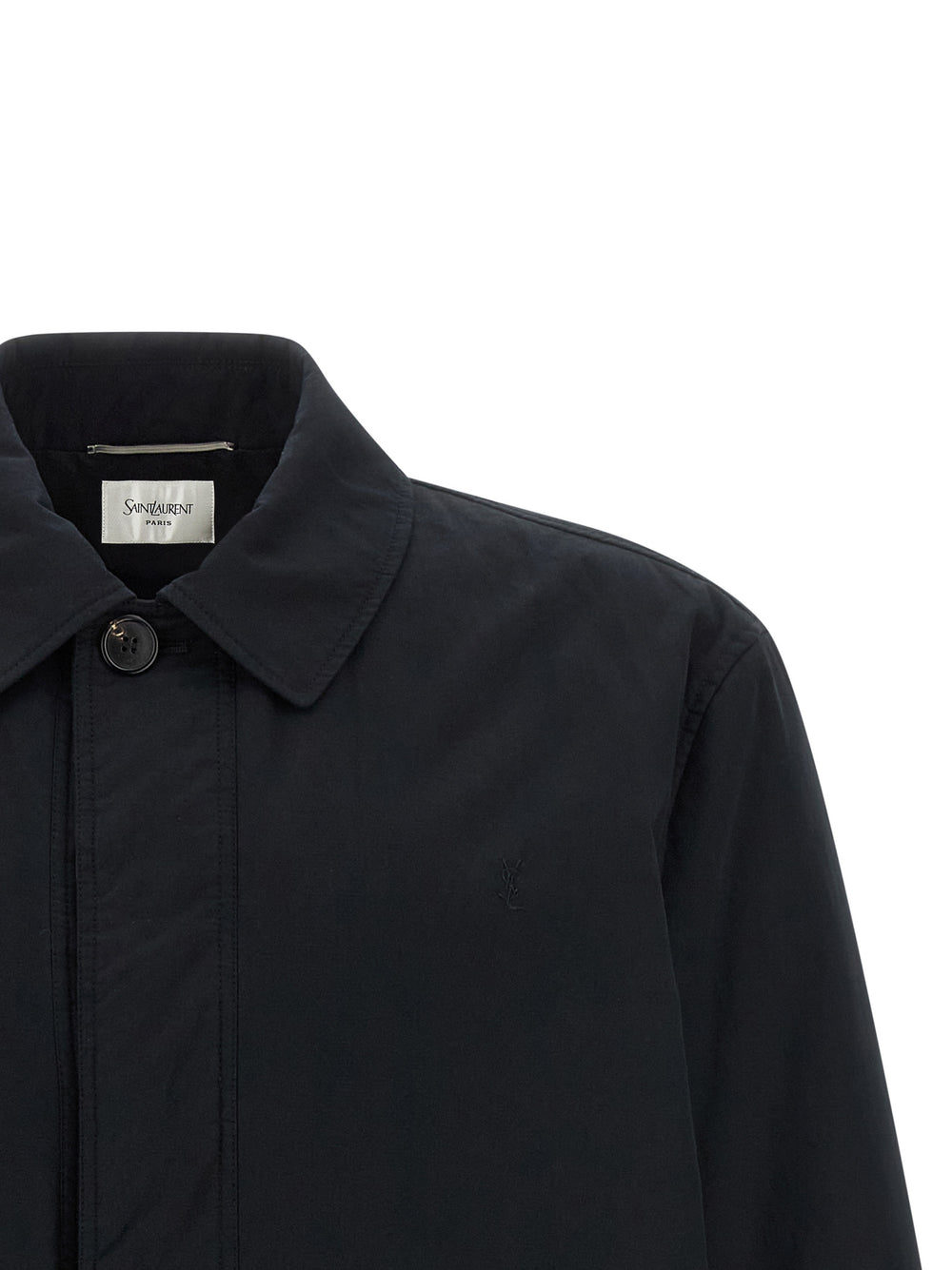 Black Cotton Shell Jacket