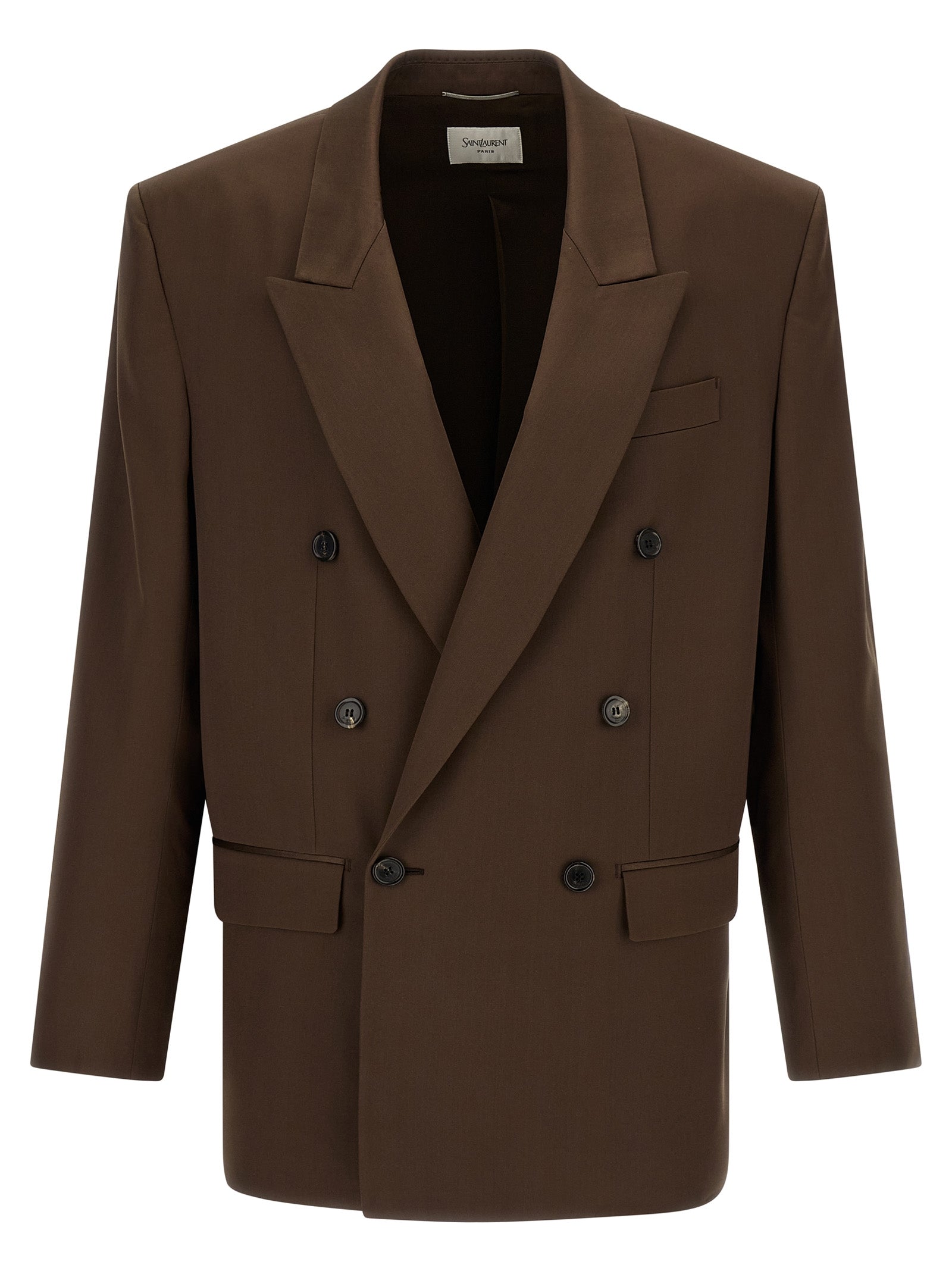 Brown Silk Blazer mens luxury fashion - Mens Edit