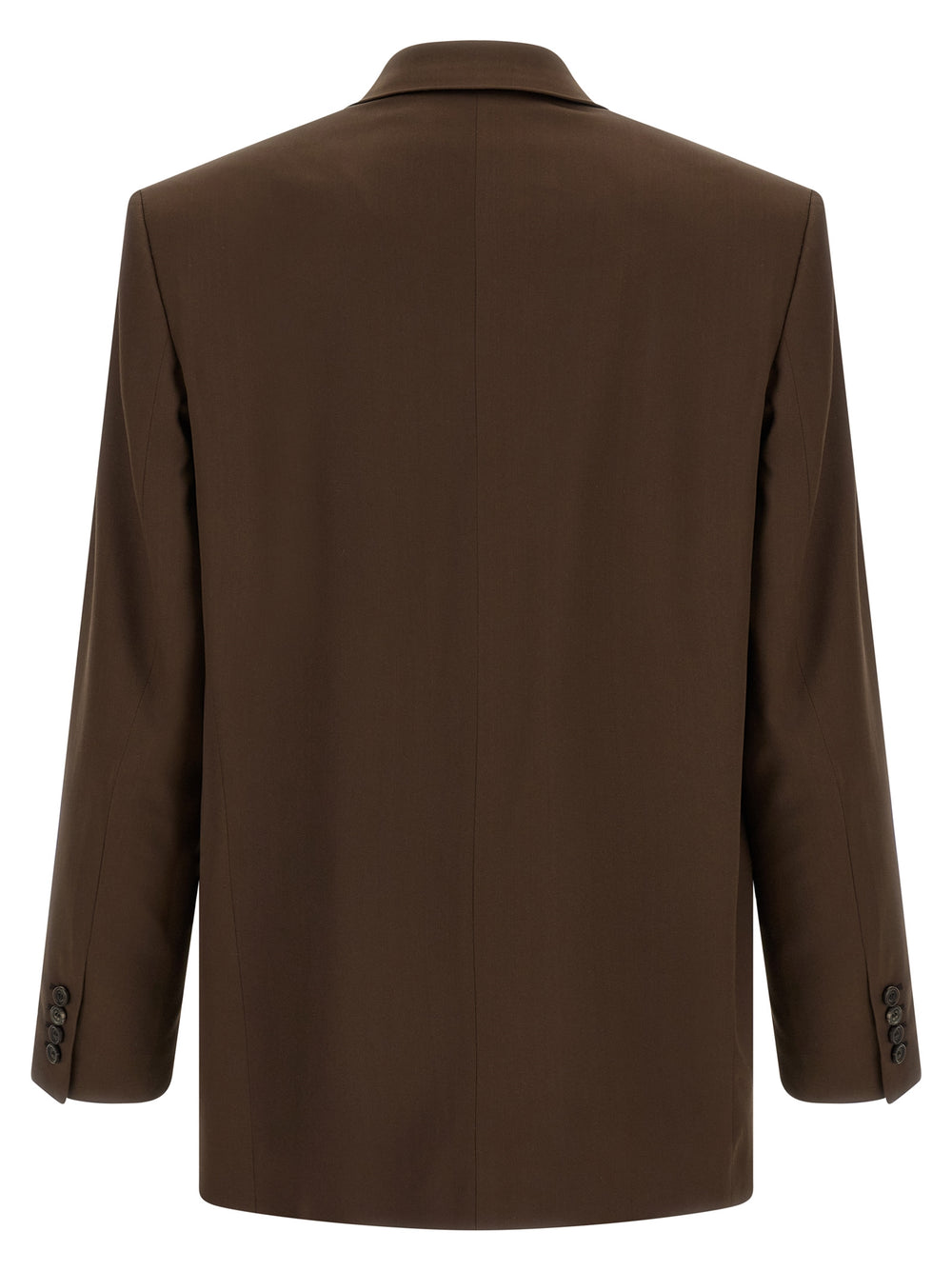 Brown Silk Blazer