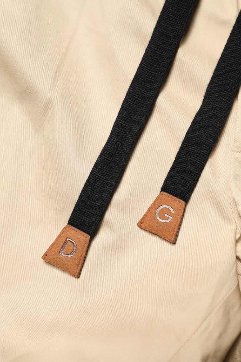 Dolce & Gabbana Βαμβακερό Παντελόνι Jogger σε Μπεζ