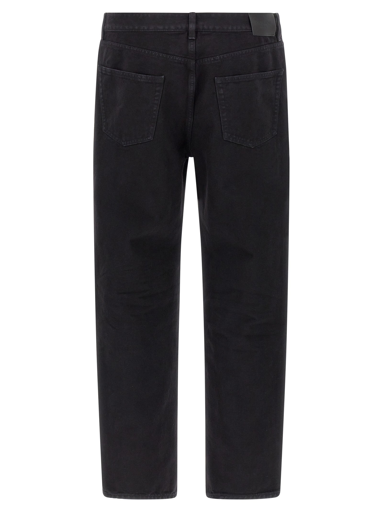 Saint Laurent Βαμβακερά Jeans Ίσιας Γραμμής σε Μαύρο