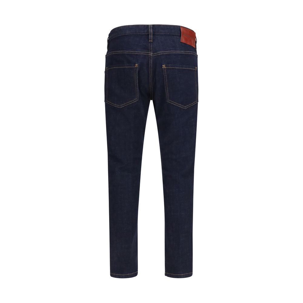 Dsquared² Cotton Slim Fit Jeans in Blue