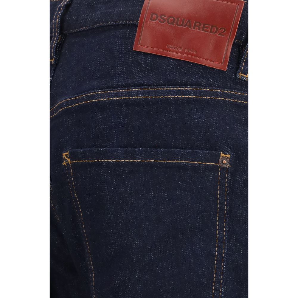 Dsquared² Cotton Slim Fit Jeans in Blue