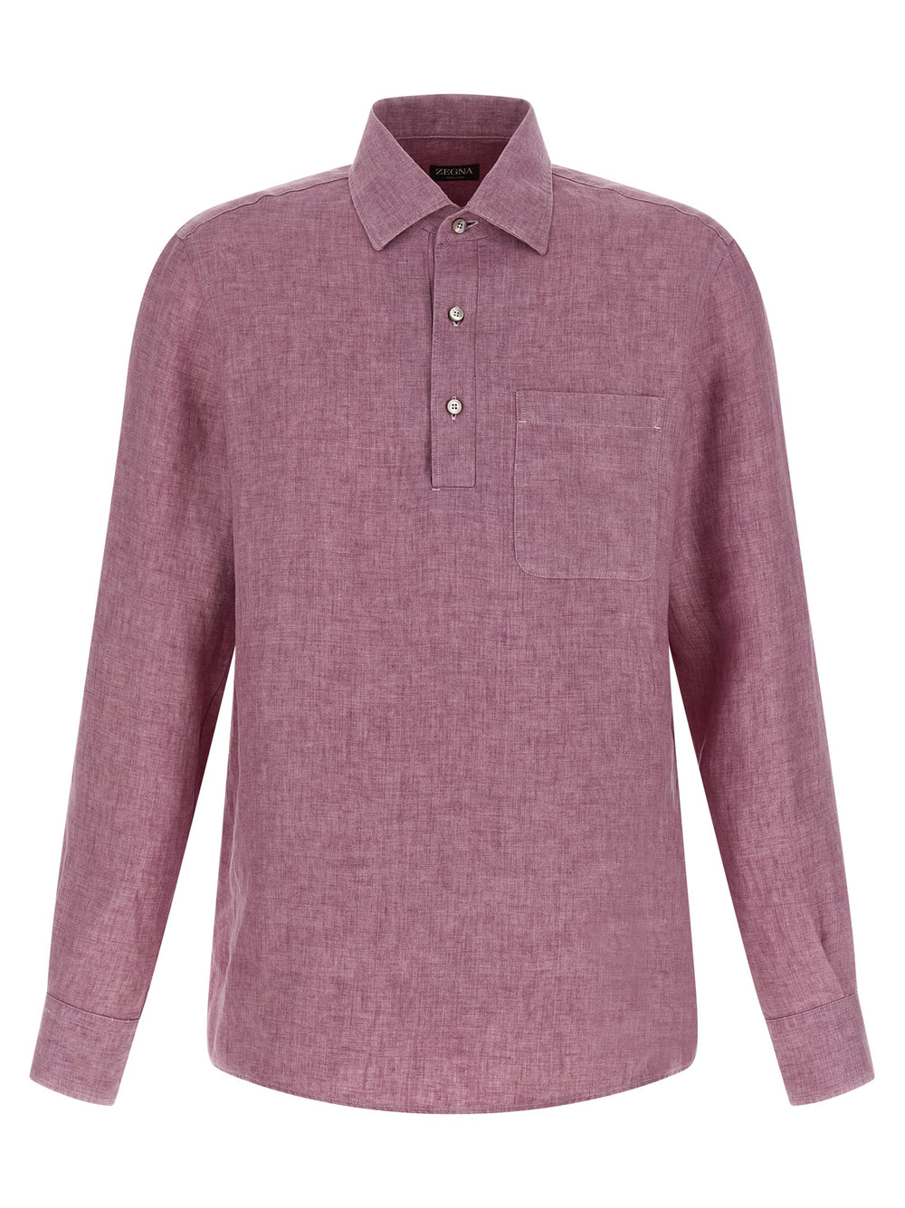 Multicolor Linen Polo Shirt